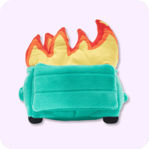 Dumpster Fire Plush Style B