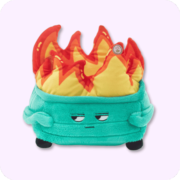 Dumpster Fire Plush Style B