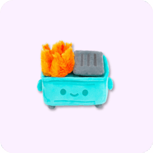 Dumpster Fire Plush
